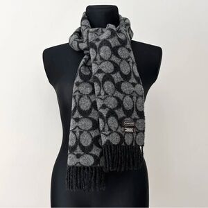 Coach Merino Wool Scarf - Reversible